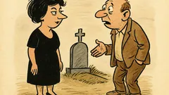 Виц: Облякох се в черна рокля...